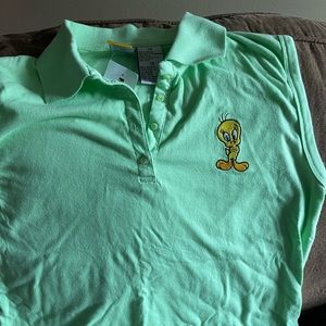 Looney Tunes Tweety Bird sleeveless shirt nwts 1x